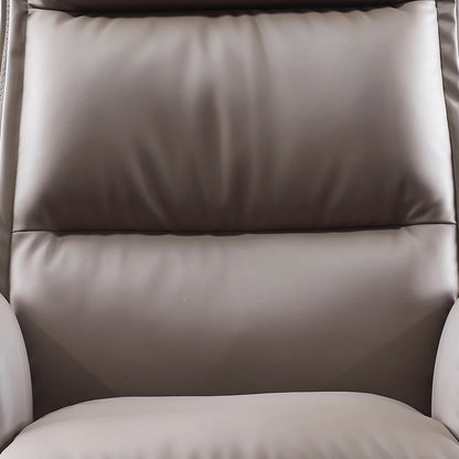 Computer chair Home boss chair Comfortable backrest Sedentary reclining Cowhide sub-study class Business office | Kimlud...