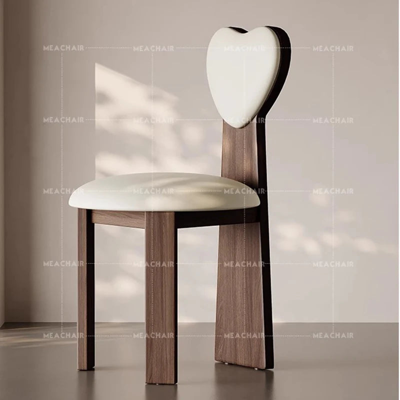 Italian Solid Wood Chair Dining French Home Makeup Chinese Antique Back Chair Single Hotel Dining Silla Comedor Furniture