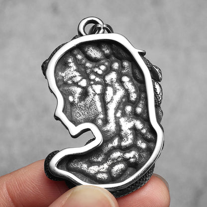 Retro Mesusa Trendy Men Necklaces With Pendant Stainless Steel Jewelry For Male Women Punk Hip Hop Accessories Gifts Wholesale