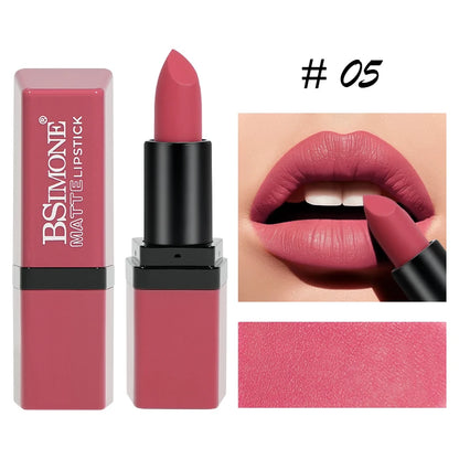 Matte Velvet Lip Gloss 6 Color Lipstick Smooth Easy To Color and Lasting Waterproof Non Stick Cup Sexy Lipstick Holiday...