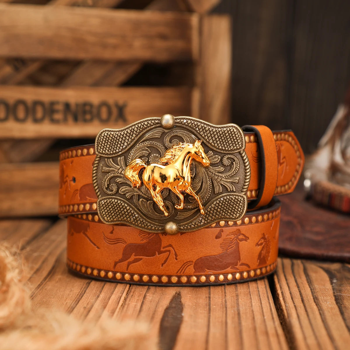 A casual, individual and retro belt, a clothing accessory PU brown belt, metal buckle, suitable for both men and women |...