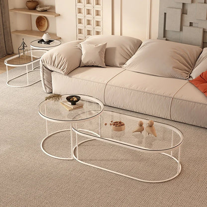 Luxury Clear Coffee Table Nordic Minimalist Bedroom Entryway Coffee Table Centre Living Room Meubles De Salon Room...