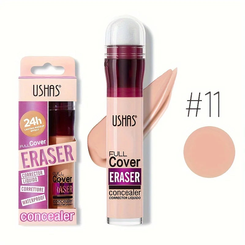 New Sponge Head Concealer for Dark Circles Freckles Acne Pigmentation and Blemishes Long Lasting Moisturizing Liquid Foundation - Kimlud