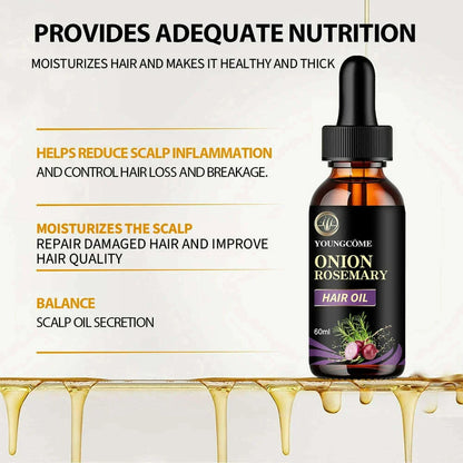 Hair Rapid Growth Essential Oil Onion Rosemary Hair Care Essential Oil Hair Regeneration Effective Hair Loss Product