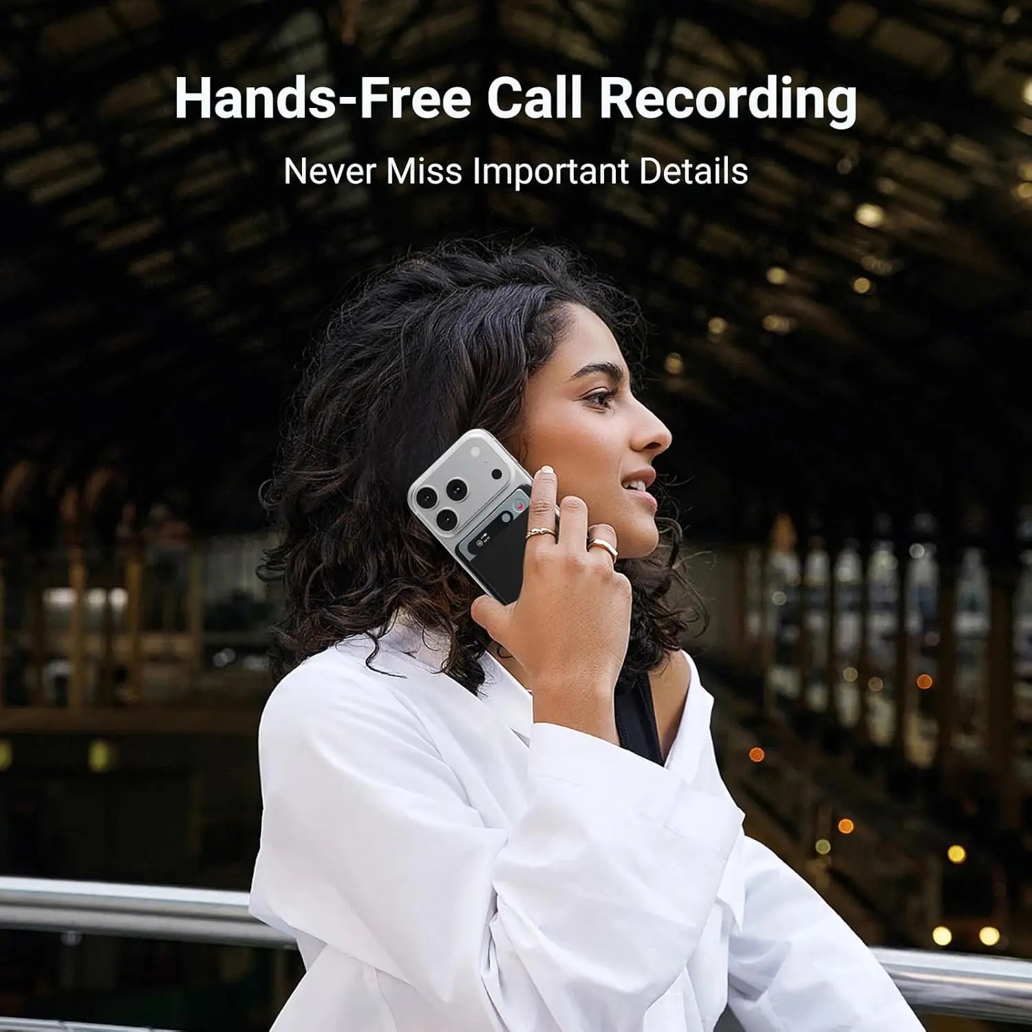 MECHEN 64GB  AI Voice Recorder, AI Notetaking Device for Meetings, Lectures, Calls, AI Transcription & Summarization