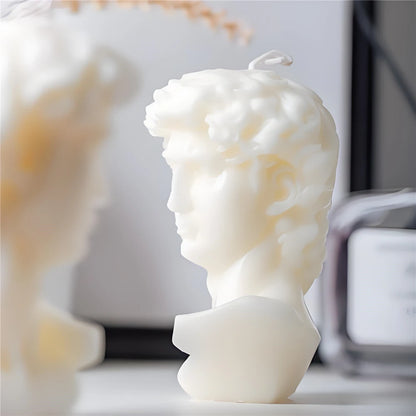 Natural Plant Scented Art Statue Perfume Candles Lavender Wind chime grass White Tea Fragrant Holiday Party Candle 1Pcs