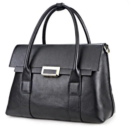 2025 New Genuine Leather Briefcase Women Handbags Large Capacity Ladies Fashion Cowhide Shoulder Messenger Bags Portable...