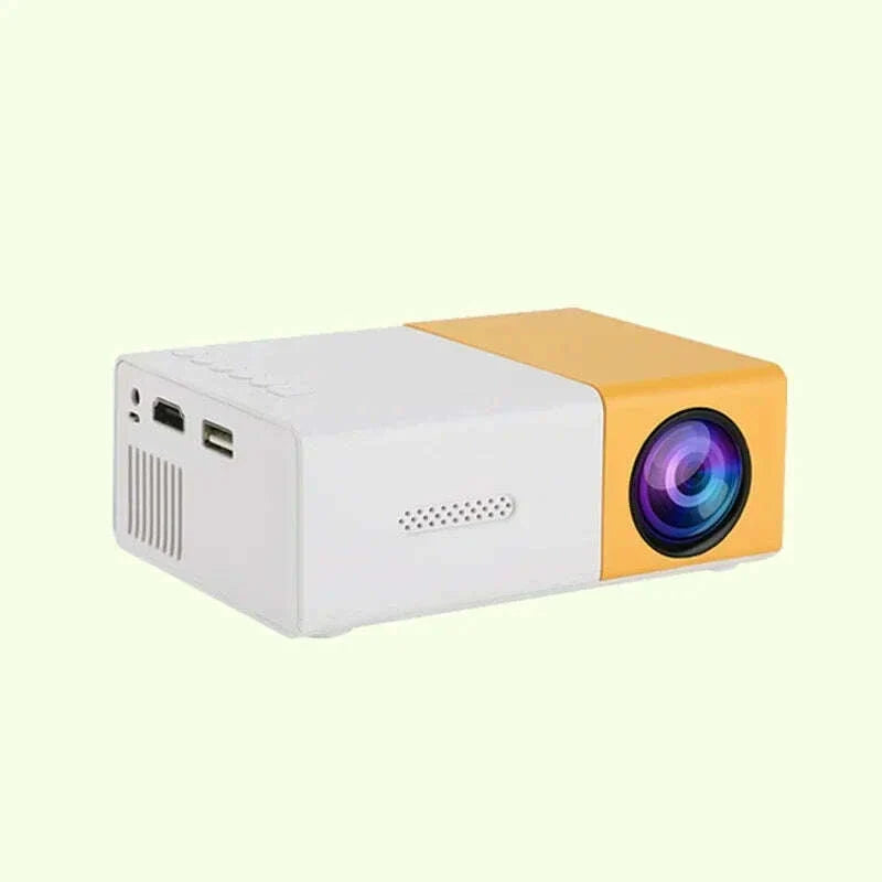 YG300 Home HD Mini Projector, suitable for outdoor camping movies, cinemas, and gaming experiences