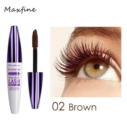 Colorful 5D Volume Mascara Lasting Styling Waterproof Quick Dry Blue Purple Curling Lengthen Long Eyelash Silk Extension...