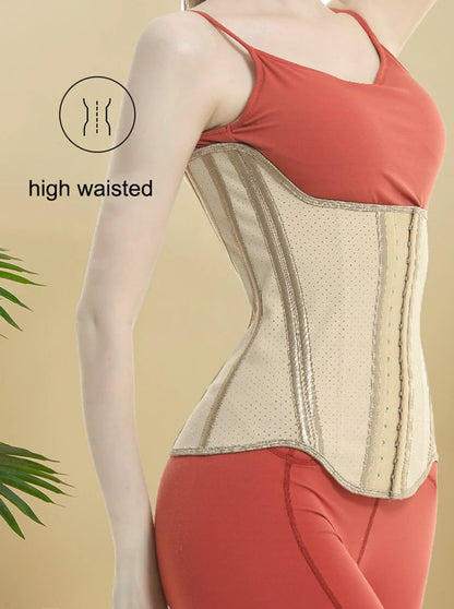 AfruliA Latex High Compression Shapewear Waist Trainer Corset Fajas Colombianas Girdle Strap Slimming Abdominal Belt...
