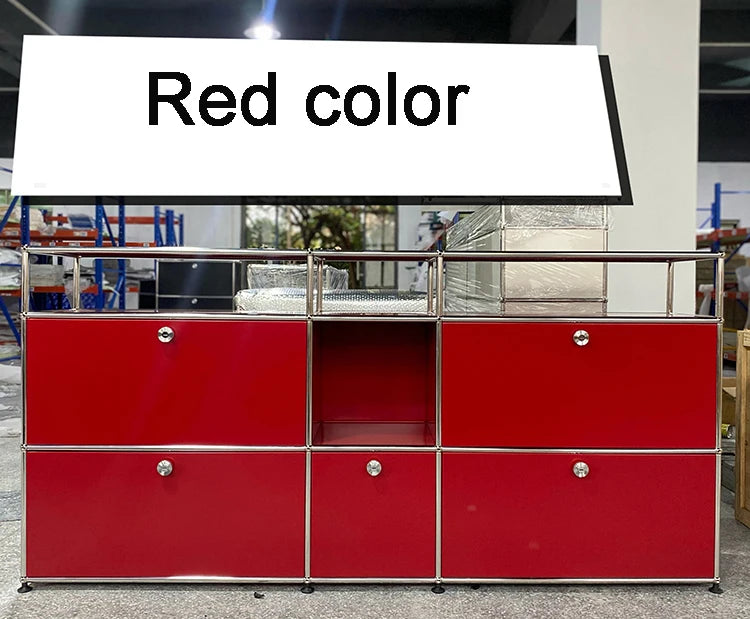 Module Modular DIY Furniture Storage Shelf Sideboard Customized Size Night Stand Cabinet Stainless Steel Home Use |...