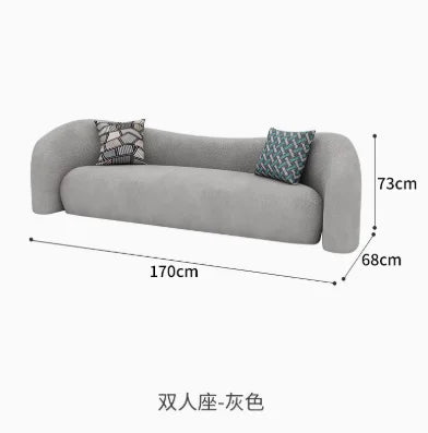 nordic living room Sofas minimalist lazy luxury europe Sofas family white salas y sofas muebles elegantes modernos Furniture - Kimlud