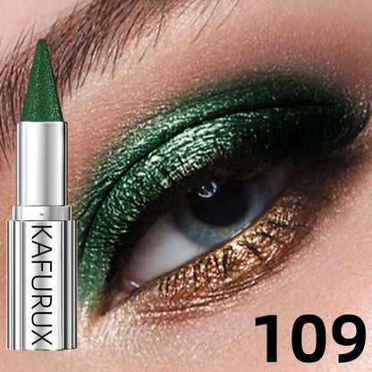 12 Colors Metallic White Black Purple Eyeshadow Pencil Glitter 1pc Liner Pen Highligter Long Lasting Blue Cream Eye...