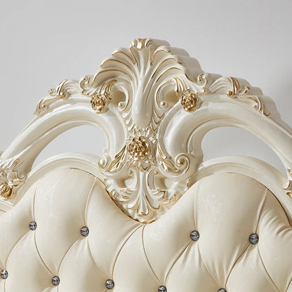 Princess France Bed Double Headboards Design Aesthetics Romantic Bed Bedroom Girls Wedding Muebles Lounge Suite...