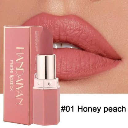 Nude Matte Lipstick Waterproof Long Lasting Non-stick Cup Lip Stick Not Fading Sexy Red Pink Velvet Lipsticks Makeup...