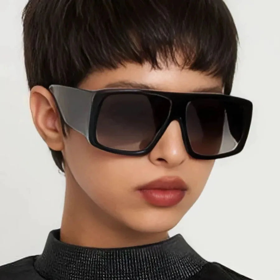 Oversized Big Frame Square Sunglasses Women For Men Vintage Sun Glasses Punk Popular Outdoor Travel Luxury Brand...