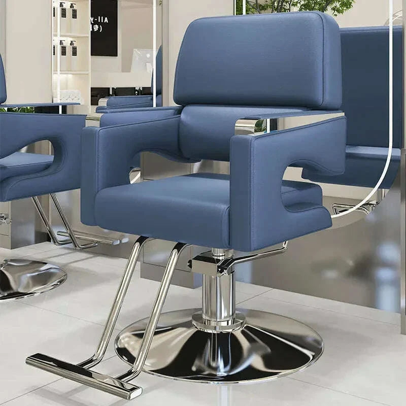 Modern Nordic Barber Chair Comfortable Luxury Salon Ergonomic Hairdresser Chair Beauty Personalized Kapperstoel Hair Furniture