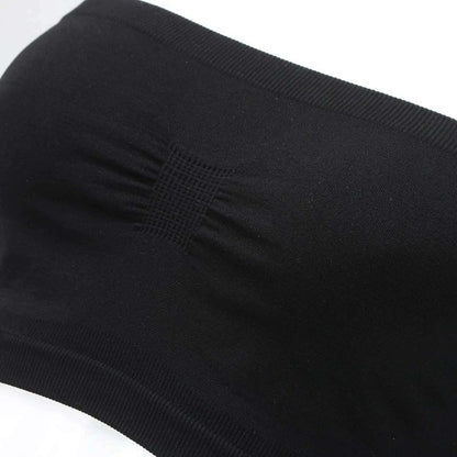Women’s Strapless Seamless Tube Top Bra Anti-Slip Wireless Bandeau for Summer Outfit