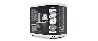 New HYTE Y70 Touch Dual Chamber ATX Mid Tower Modern Aesthetic Case With Integrated 2.5K LCD Touchscreen