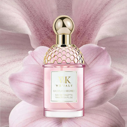 WK JALY Dazzling Secret Eau De Toilette Spray, With Notes of Vanilla , Musk, violet, woody, Long Lasting Fragrance,100ml/3.4 oz