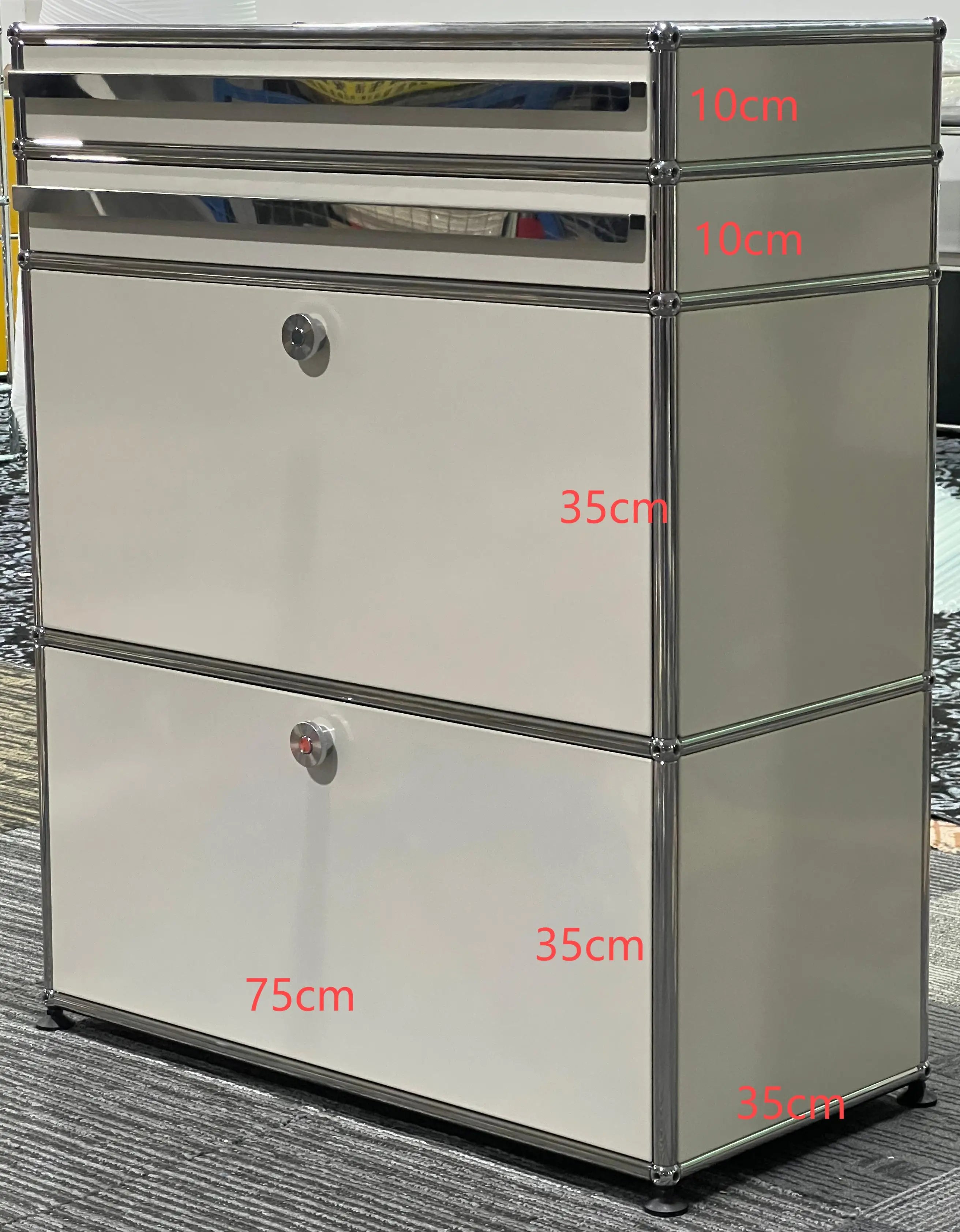 Module Modular DIY Furniture Storage Shelf Sideboard Customized Size Night Stand Cabinet Stainless Steel Home Use |...