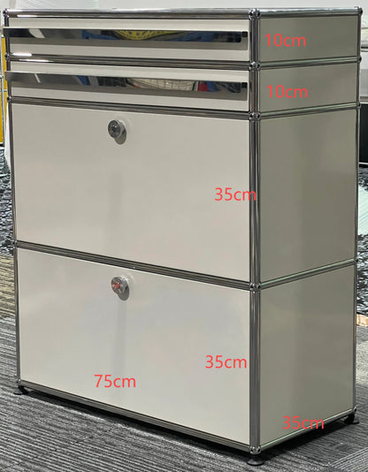 Module Modular DIY Furniture Storage Shelf Sideboard Customized Size Night Stand Cabinet Stainless Steel Home Use |...