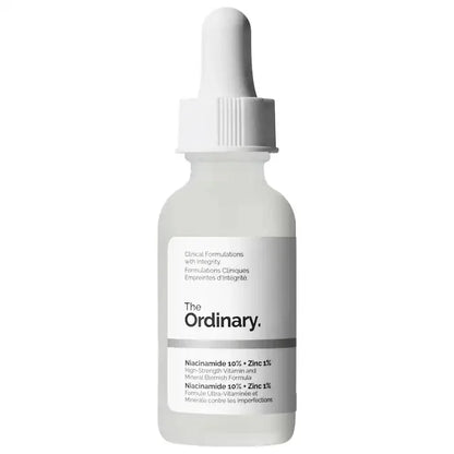 Niacinamide 10% + Zinc 1% Serum 30ml Control Oil Remove Acne and Brighten Oily Skin Gentle Exfoliating Closed-mouth...