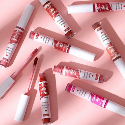Rose Red Matte Liquid Lipstick Makeup Lip Glaze Moisturizing Waterproof Durable Lip Mud Non-stick Cup Lip Gloss Makeup...