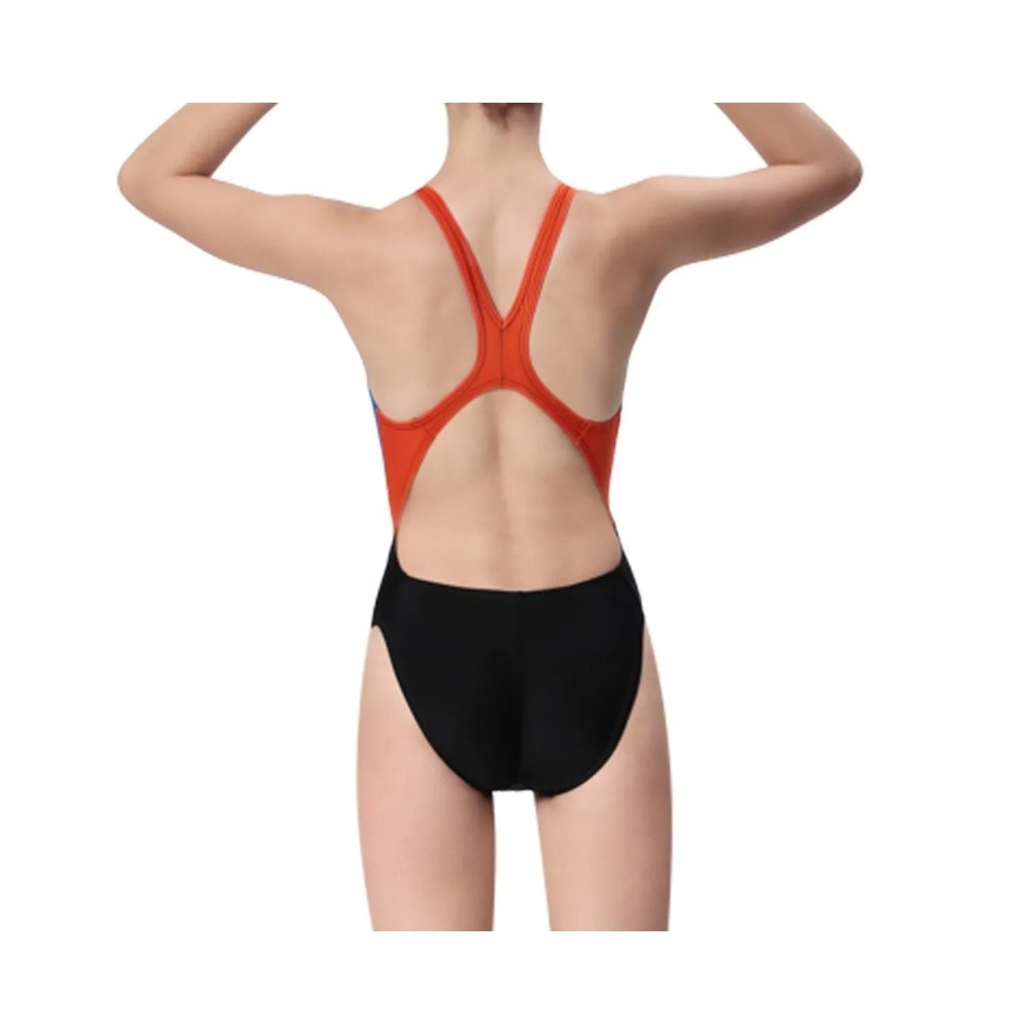 Womens Professional Training Competition Swimwear One Piece Triangle Tight High Cut Quick Dry Race Swimsuit for Swimming - Kimlud
