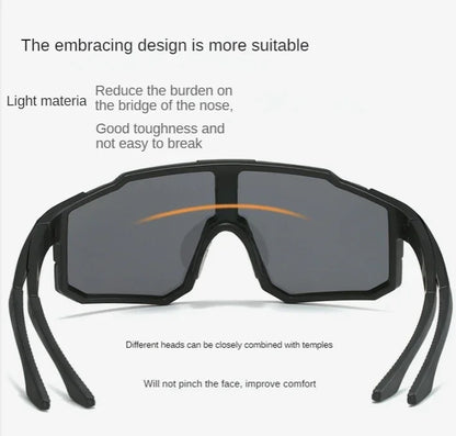 Cycling Sunglasses Sports Cycling Glasses Bike Eyewear MTB Dark Glasses Outdoor Bicycle Goggles for Men Women Sunglasses UV400 - Kimlud