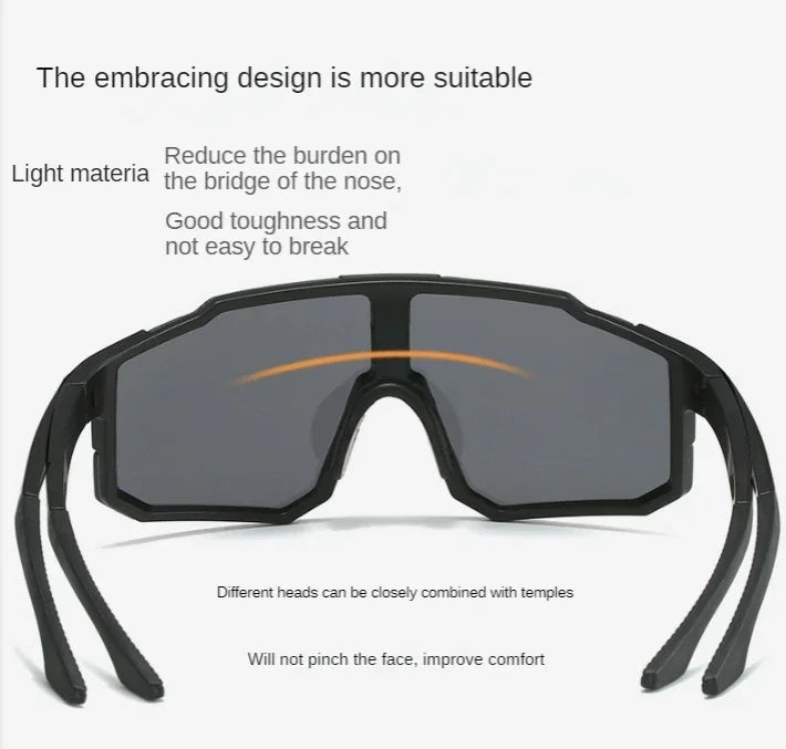 Cycling Sunglasses Sports Cycling Glasses Bike Eyewear MTB Dark Glasses Outdoor Bicycle Goggles for Men Women Sunglasses UV400 - Kimlud