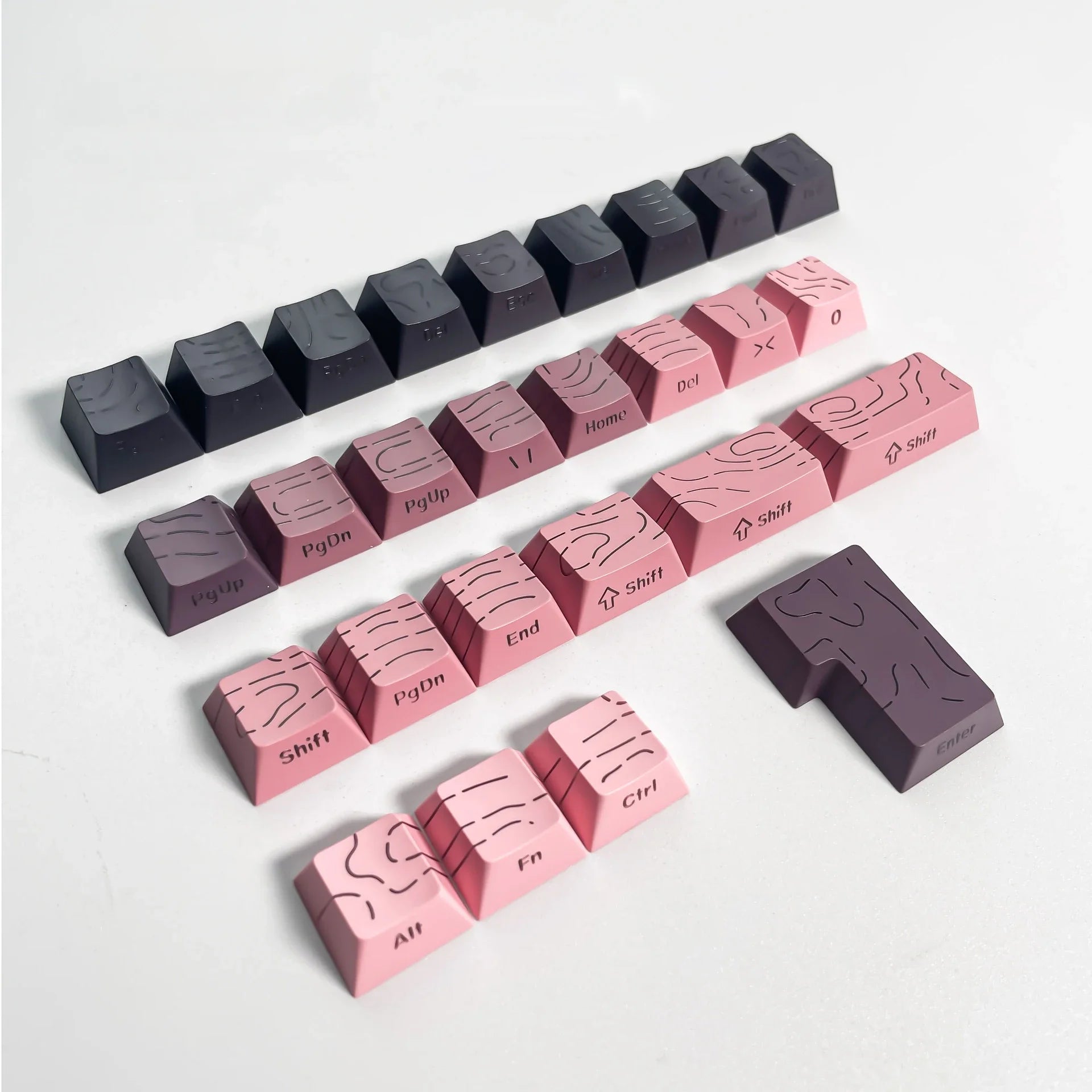 2026 New Cherry Height Keycap Side Print Dual Injection Character Full Set of OEM Keycaps suitable for Mechanical Keyboard