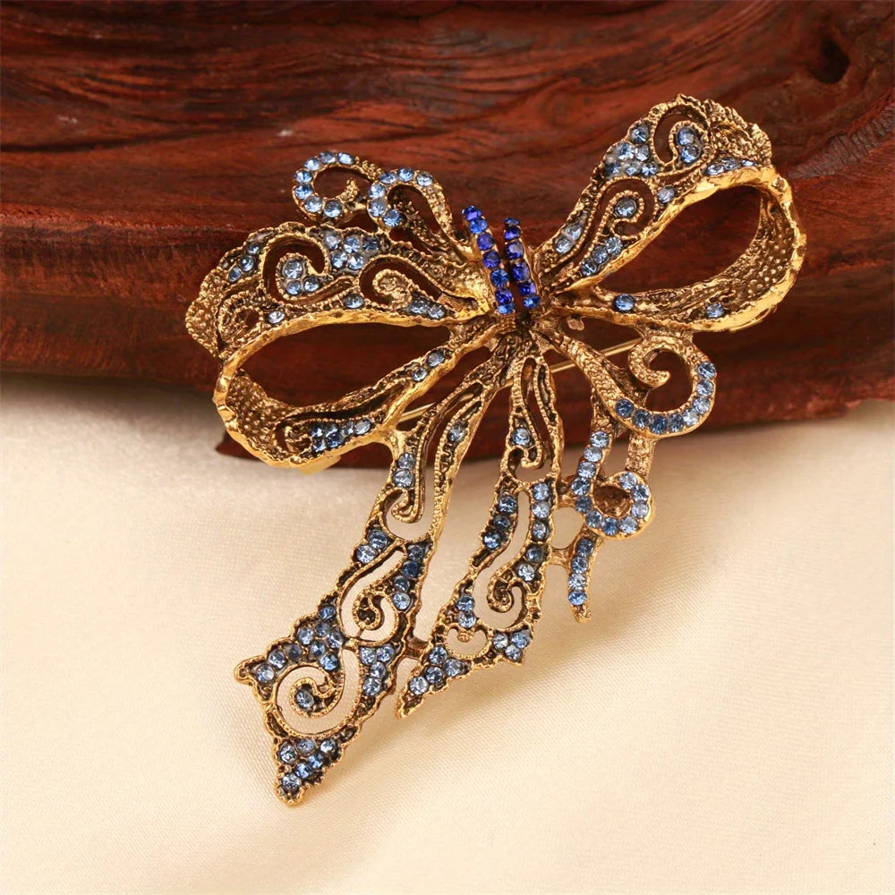 Baroque Luxury Beautiful Bow Men's Women's Brooch Pin，Jewelry Accessories, Wedding Holiday Party Couple Surprise Gift |...