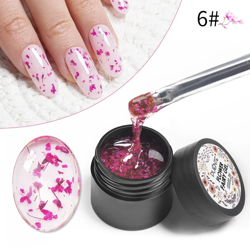 7.5ML Sparkling Reflective Glitter Gel Nail Polish Pink Purple Red Blue Colors Dark Flashing Nail Gel Soak Off UV Nail Varnish
