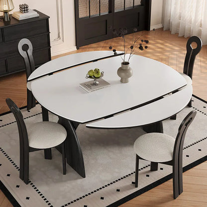 Nordic Center Dining Table Mobile Marble Extendable Luxury Dining Table Reception Round Mesas De Comedor Living Room Furniture
