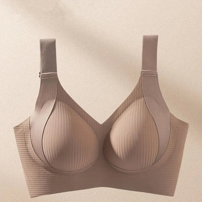 Large Size High-quality Traceless Women's Underwear Without Steel Rings Gathering To Show Small Breathable Sports Women's Bra - Kimlud