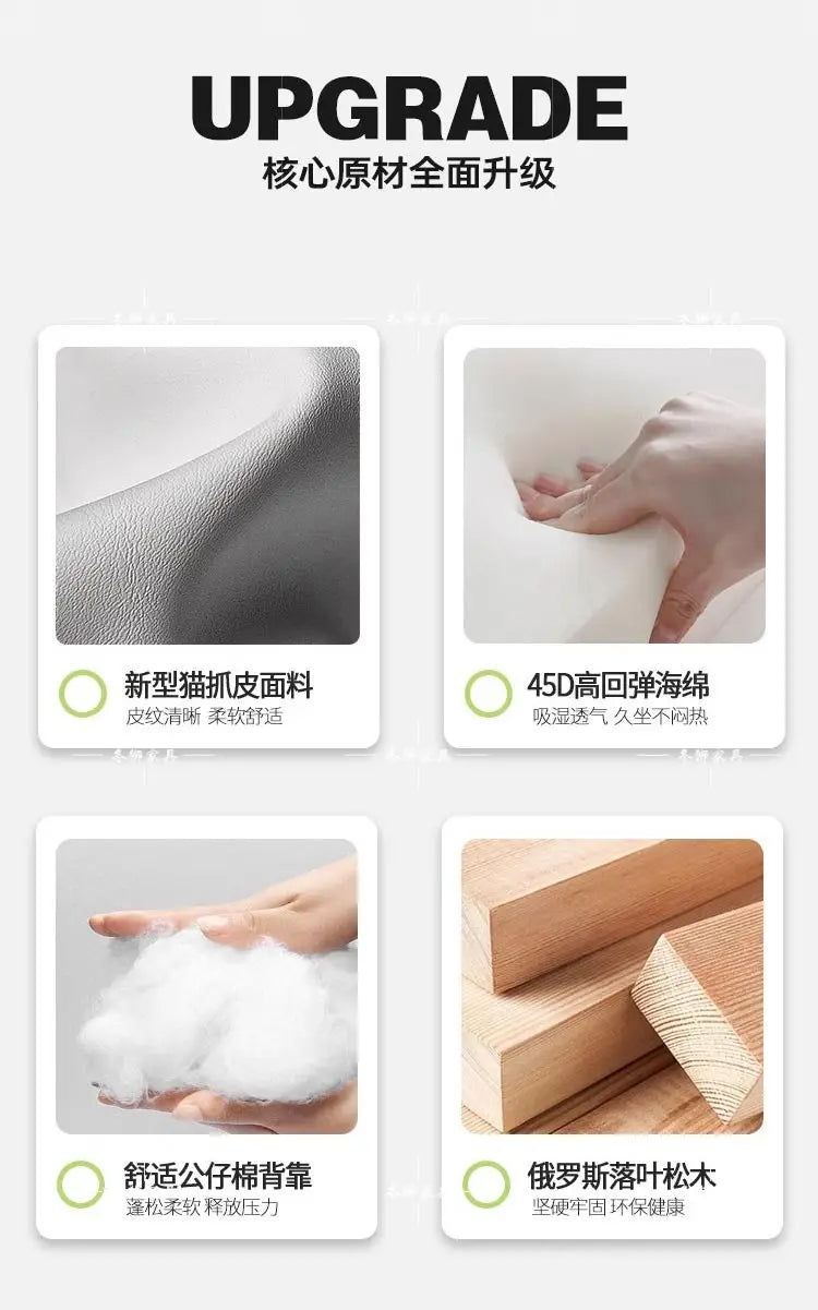Fabric sofa modern simple living room combination large and small apartment furniture cat scratching skin leave-in technology cl