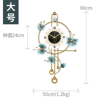 Interior Modern Wall Clocks Aesthetic Silent Fashion Creative Xenomorph Clock Wall Digital Living Room Reloj De Pared...