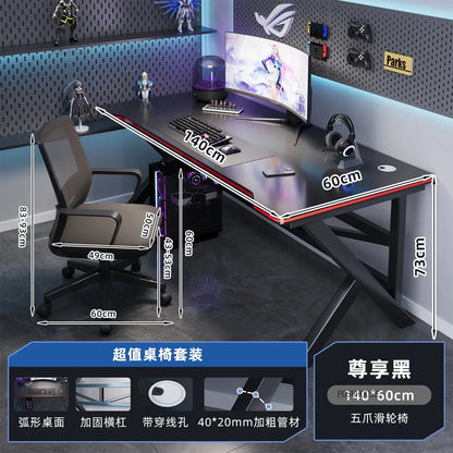 Modern Simple Wooden Computer Desks Bedroom Office Desks Home Student Reading Desk Desktop Internet Cafe E-sports Gaming Tables - Kimlud