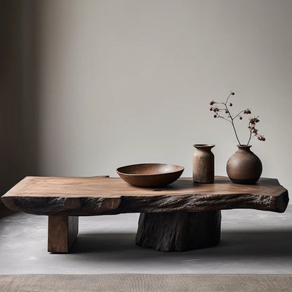 Aesthetic Wood Coffee Table Antique Designer Modern Living Room Decoration Coffee Table Unique Service Meubles Home...
