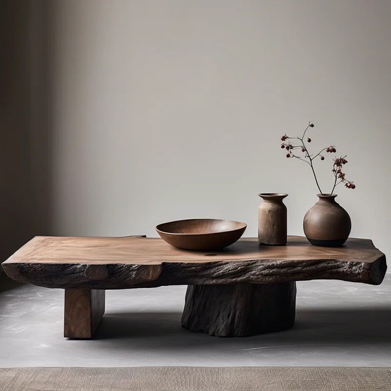 Aesthetic Wood Coffee Table Antique Designer Modern Living Room Decoration Coffee Table Unique Service Meubles Home...
