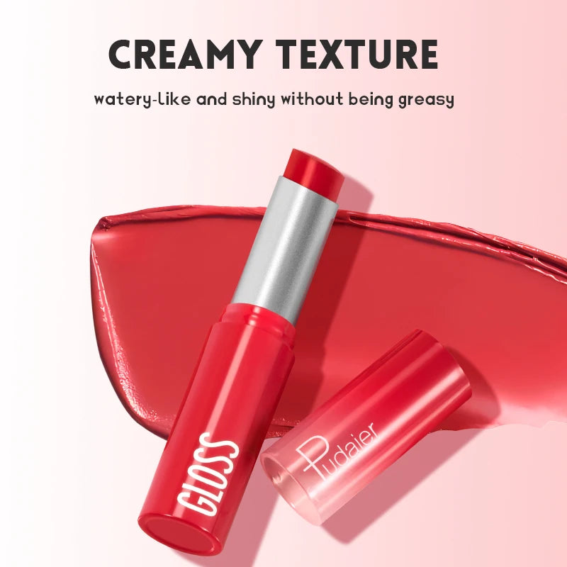 Watery mirror lipstick white not easy to stain the cup water light moisturizing lip glaze lip gloss