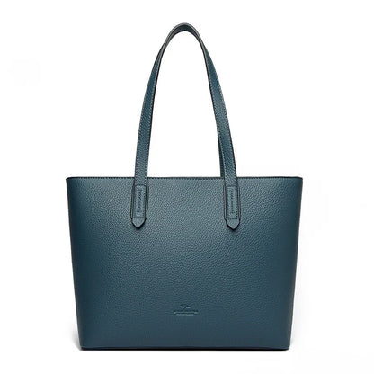 Genuine High Quality Large Capacity Shoulder Bag Female Tote Bag New Luxury Designer Handbag For Fashion Women Brand Shopper Bag - Kimlud