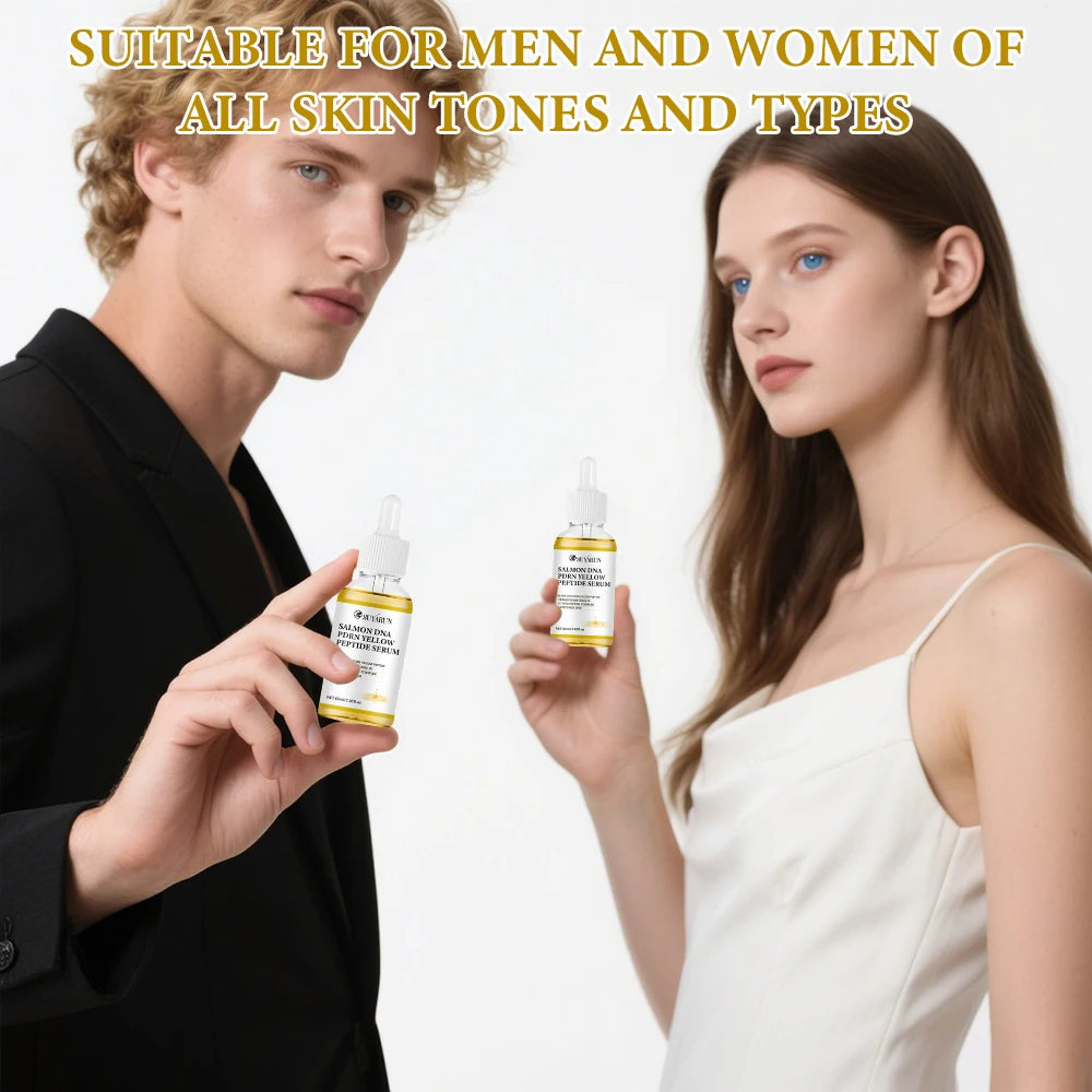 SUYARUN Salmon DNA PDRN + Yellow Peptide Complex Serum - Anti-Aging Solution, Skin Repair, Hydration, Brightening, Tightening.