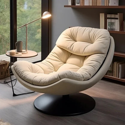 Modern Luxury Lounge Chair for Living Room Study Balcony Single Seat Swivel Leisure Chair Reading Lazy Sofa for Room...