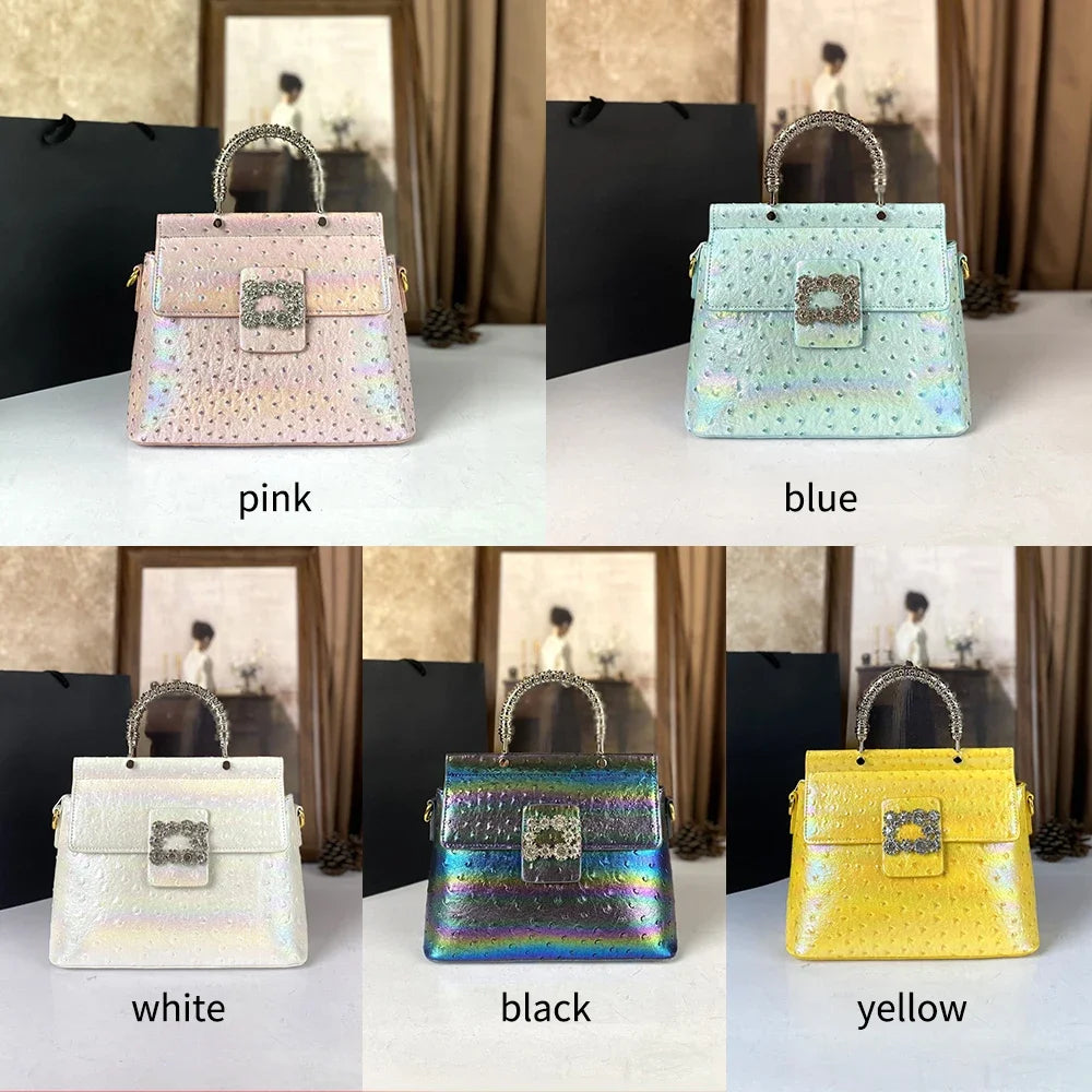 New light luxury high-end handbag, laser light trendy commuting and shopping women's crossbody bag | Kimlud Luxury Bag