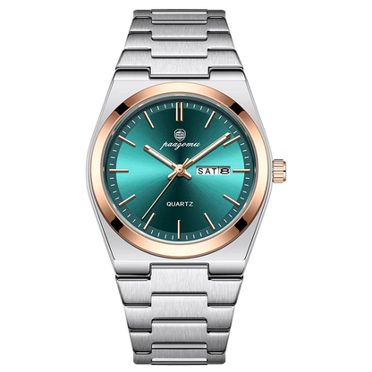 PAAZOMU Elegant Watch For Women Waterproof Luminous Date Week Ladies Watches Quartz Stainless Steel Woman's Fashion Wristwatch