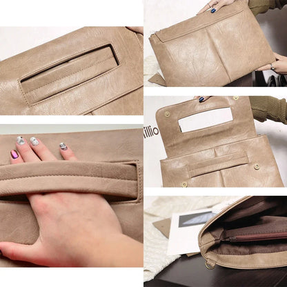 Business Women's Wrist Clutches For PAD Fashion PU leather Crossbody Bags For Women Shoulder messenger Bag