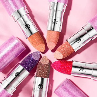 6 Colors Bold & Intense Glitter Shiny Metallic Lipstick Pearlescent Lip Tint Long Lasting Lip Senior Matte Lip Makeup...