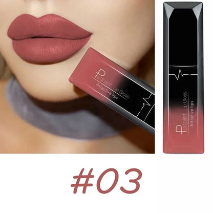 Velvet Matte Liquid Lipstick Waterproof 17 Long Lasting Colors Non Stick Cup Kissproof Smooth Soft Lip Makeup for Girls